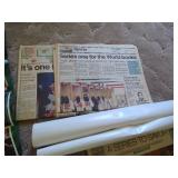 Minnesota Twins Lot - Newspapers, Posters, Cutting Board, Etc