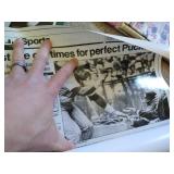 Minnesota Twins Lot - Newspapers, Posters, Cutting Board, Etc