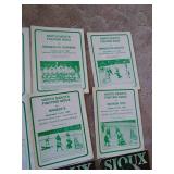 Large Lot of (40) UND Sioux Hockey Programs from the 70s/80s/90s