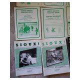 Large Lot of (40) UND Sioux Hockey Programs from the 70s/80s/90s