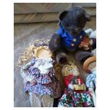 Large Lot of Dolls - Many Handmade