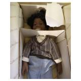 1993 Hamilton Collection Little Rascals "Buckwheat" Doll in Box