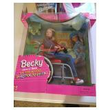 (3) Barbie Dolls - Norwegian, French & Becky School Photographer