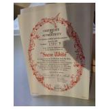 (2) Knowles Heroines from the Fairy Tale Forest Dolls - Snow White & Red Riding Hood