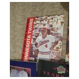 Stack of Minnesota Twins Magazines, Programs & Yearbooks