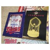 Stack of Minnesota Twins Magazines, Programs & Yearbooks
