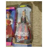 (3) Barbie Dolls of the World - Poland, Russia, Puerto Rico