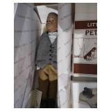 (2) 1993 Hamilton Collection Little Rascals Dolls in Boxes - Stymie & Pete the Pup