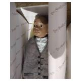 (2) 1993 Hamilton Collection Little Rascals Dolls in Boxes - Stymie & Pete the Pup