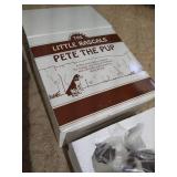 (2) 1993 Hamilton Collection Little Rascals Dolls in Boxes - Stymie & Pete the Pup