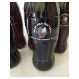 (6) Unopened 2001-02 Fighting Sioux Engelstad Arena Coke Bottles