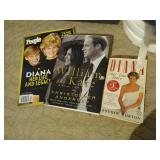 Princess Diana Collectible Lot - Plates, Figurine, Magazines