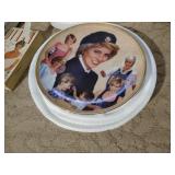 Princess Diana Collectible Lot - Plates, Figurine, Magazines