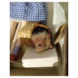 Franklin Heirloom Wizard of Oz Doll - Dorothy & Toto