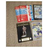 Variety of Vintage Fighting Sioux Magazines - Playoffs Programs, Yearbooks, Etc