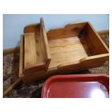 (2) Doll Wagons - Wood & Metal Radio Flyer