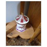 Wooden Shelf & Contents