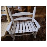 (3) Wooden Doll Pieces - Chairs, Etc