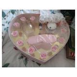 Large Misc. Lot - Spa Set, Decor, Etc