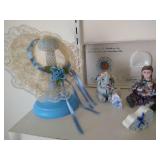 Shelf of Pretty Blue Items