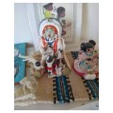 Shelf of Native American Items