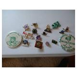 Large Lot of Pins/Buttons - Some Nice Sioux Ones