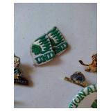 Large Lot of Pins/Buttons - Some Nice Sioux Ones