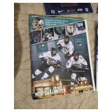 (6) Hockey Magazines/Books - Includes "Fight On Sioux"