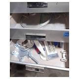 metal drawer with 2x4 base