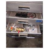 metal drawer with 2x4 base