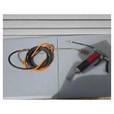 grease gun and brush torch