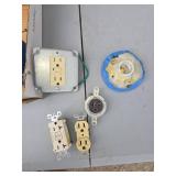 lot of electrical supplies