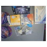 light bulbs and cds
