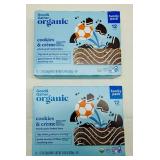 MM. 2x 12ct-Family Size Good & Gather Organic Baked Snack Bars-Cookies & Crme-7/2025