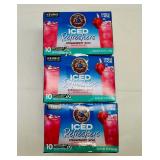 MM. 3x 10  K- Cups Iced Refreshers-Strawberry Acai