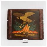 America Patriotic Hanging Wood Sign