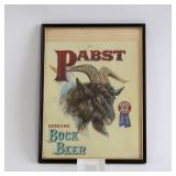 Vintage Pabst Genuine Bock Beer Sign