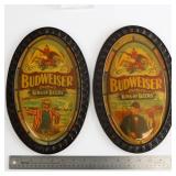 Antique Budweiser Beer Signs