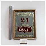 Vintage Kessler Whiskey Sign