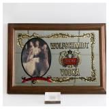 Vintage Wolfschmidt Vodka Sign