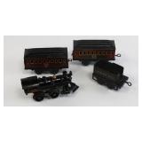 Vintage Cast Iron Train and Train Track Lot *