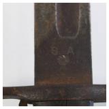 U.S. Military 1908 Long Bayonet w/ Scabbard