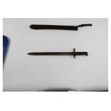 U.S. Military 1908 Long Bayonet w/ Scabbard