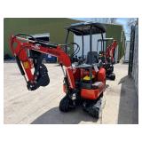 2025 AGT Mini Excavator QK18K-C with Powered Thumb