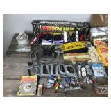 Lot of Tools - Hardware & More / Battery Charger / C-Clamps / Electrical / Wrenches / Gloves / Rope / Automotive & More
