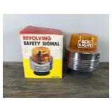 Revolving Safety Signal Light that Says Bud Light on it