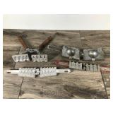 4 - Vintage Molds for Making Fishing Sinkers