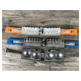 3 - Vintage Molds for Making Lead Fishing Sinkers
