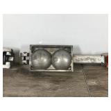 3 - Vintage Molds for Making Lead Fishing Sinkers