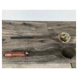 2 - Vintage Cast Iron Smelting Ladles